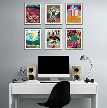 Amazon.com: Tame Impala Poster Music Canvas Wall Art Album